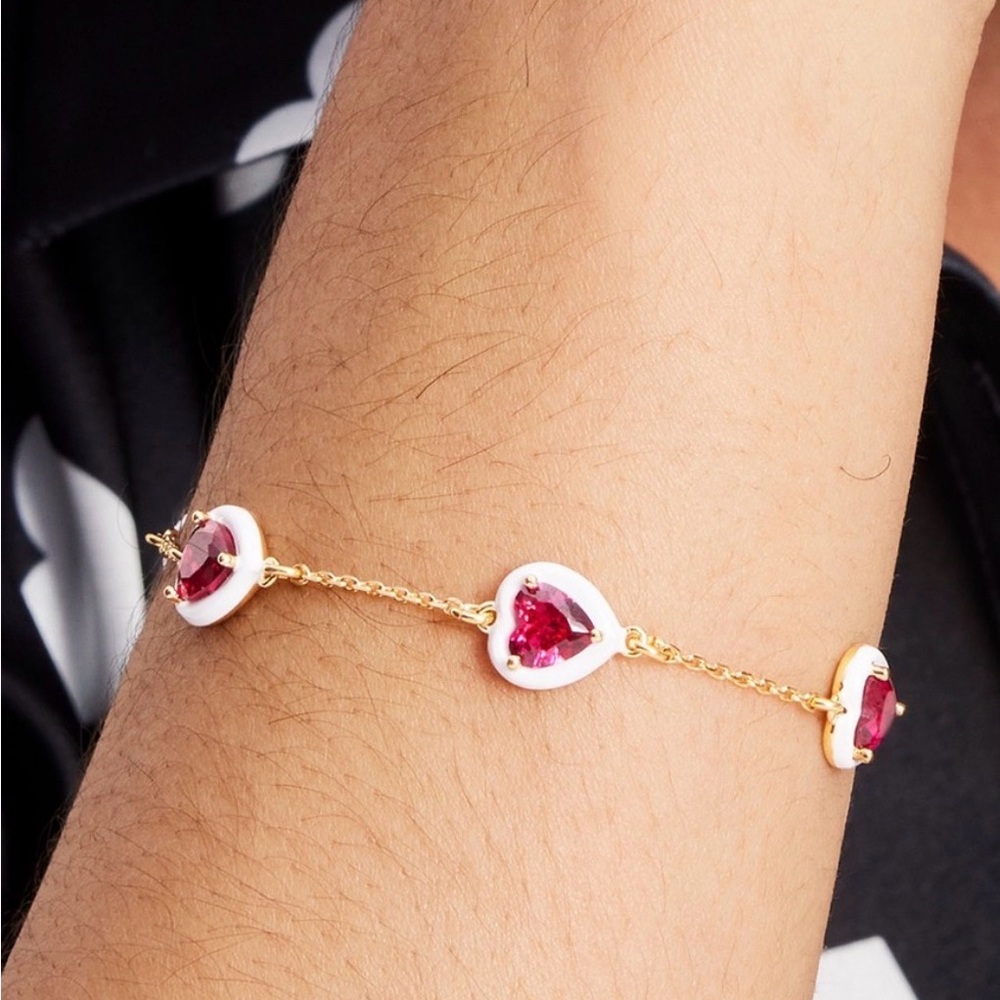 $128‎ Kate Spade Sweetheart Line Bracelet - Picture 6 of 8